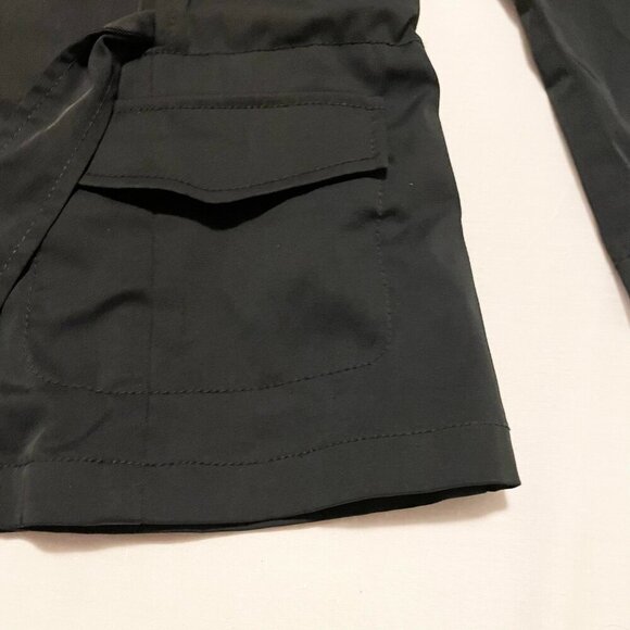 Banana Republic Belted Black Blazer Jacket Womens Size 12 - Picture 6 of 16